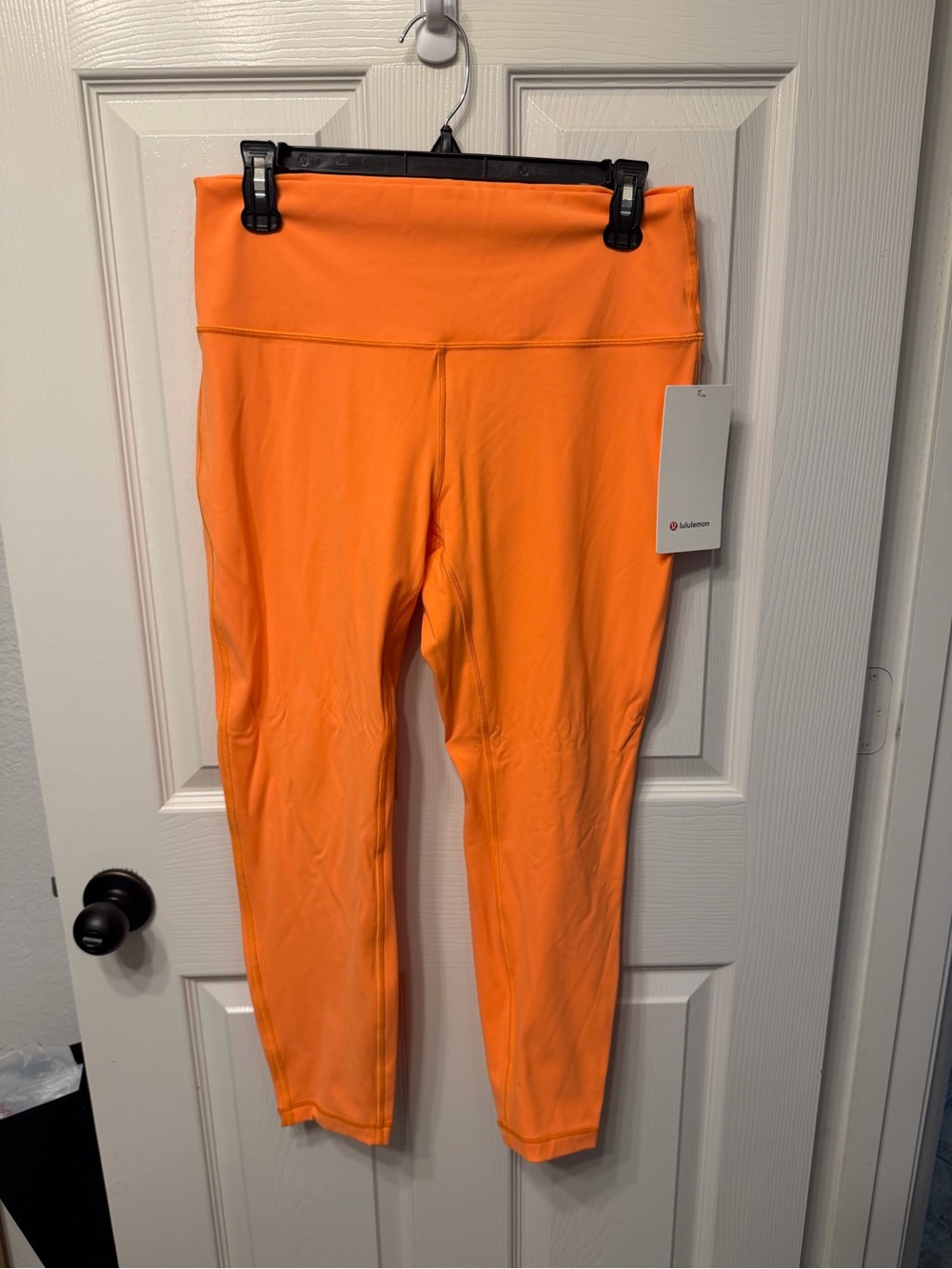 lululemon athletica Girls' Bright Orange Athletic Leggings